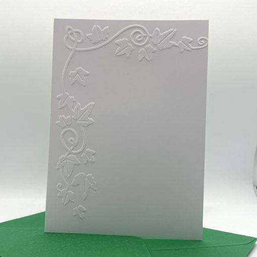 EMB095 Ivy embossed cards front