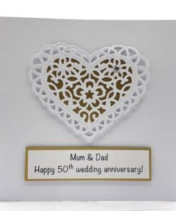 Heart 50th anniverary card front scaled