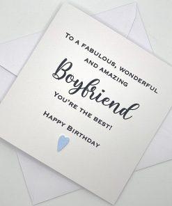 SS086 Amazing botfriend youre the best birthday card above