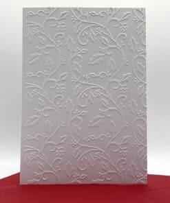 EMB148 Holly embossed cards front scaled