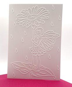 EMB175 Fairy Garden embossed cards front