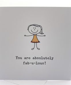 STICK 007 Absolutely fabulous woman front scaled
